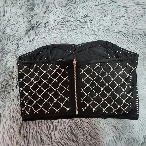 Akira Rhinestone and Pearl Embellished Tube top. Brand new without tags - Picture 5 of 6